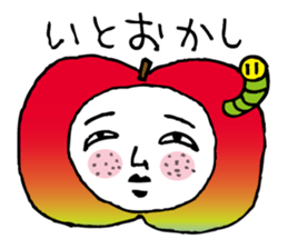 Apple bug sticker #3610799