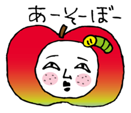 Apple bug sticker #3610802