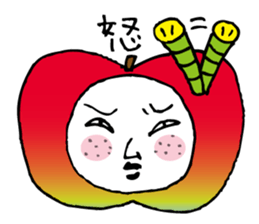 Apple bug sticker #3610814