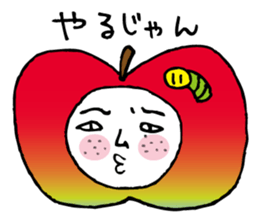 Apple bug sticker #3610817