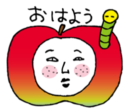 Apple bug sticker #3610822