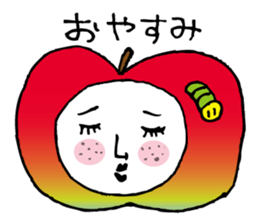 Apple bug sticker #3610824