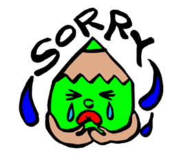 Colored pencil and eraser sticker #3611004