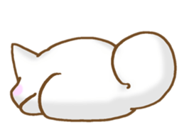 Sticker of the White dog sticker #3611310