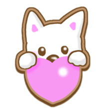 Sticker of the White dog sticker #3611316