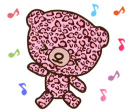 colorful bear sticker sticker #3611788