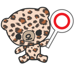 colorful bear sticker sticker #3611801