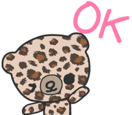 colorful bear sticker sticker #3611809