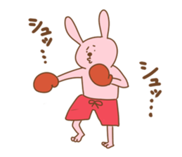 hyper rabbit sticker #3612126
