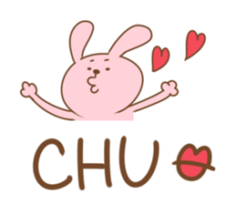 hyper rabbit sticker #3612129