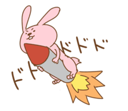 hyper rabbit sticker #3612133