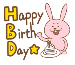 hyper rabbit sticker #3612134