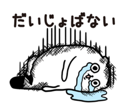 Stoat from a hole sticker #3612513