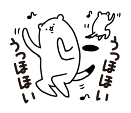 Stoat from a hole sticker #3612515