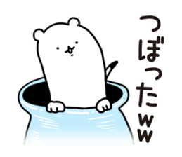 Stoat from a hole sticker #3612518