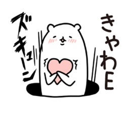 Stoat from a hole sticker #3612520