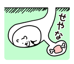 Stoat from a hole sticker #3612525