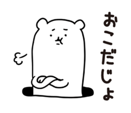 Stoat from a hole sticker #3612529