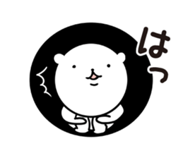 Stoat from a hole sticker #3612536