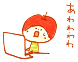 Loose Apple-chan sticker #3612643