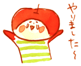 Loose Apple-chan sticker #3612665