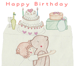 bear and I sticker #3612717