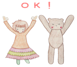 bear and I sticker #3612731