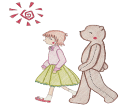 bear and I sticker #3612732