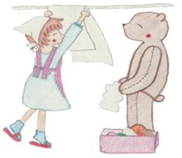 bear and I sticker #3612734