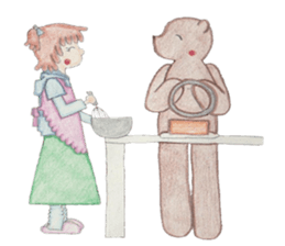 bear and I sticker #3612737