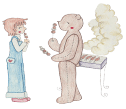 bear and I sticker #3612742