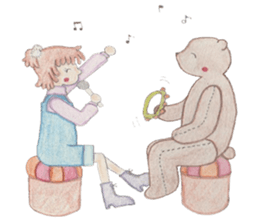 bear and I sticker #3612743