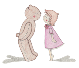 bear and I sticker #3612745