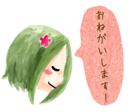 Pastel girl sticker #3612918