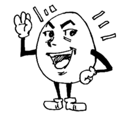 Mr egg man sticker #3614226