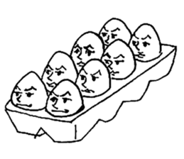 Mr egg man sticker #3614236