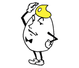 Mr egg man sticker #3614248
