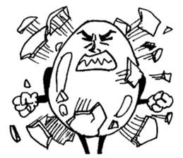 Mr egg man sticker #3614249