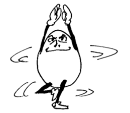 Mr egg man sticker #3614257