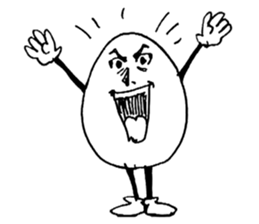 Mr egg man sticker #3614260