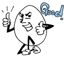 Mr egg man sticker #3614262