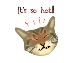 Funny cat Mozuku!! sticker #3614388