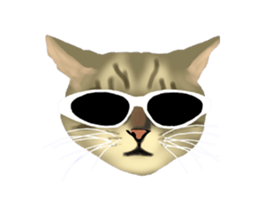 Funny cat Mozuku!! sticker #3614395