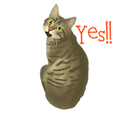 Funny cat Mozuku!! sticker #3614398