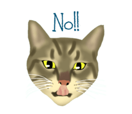 Funny cat Mozuku!! sticker #3614399