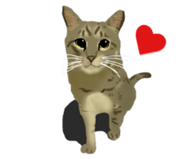 Funny cat Mozuku!! sticker #3614417