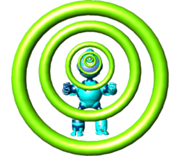 Space observer - part7 (3DCG) sticker #3615028