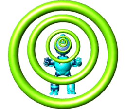 Space observer - part7 (3DCG) sticker #3615028