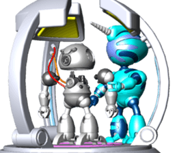 Space observer - part7 (3DCG) sticker #3615035