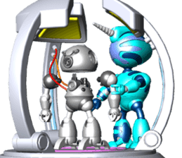 Space observer - part7 (3DCG) sticker #3615035